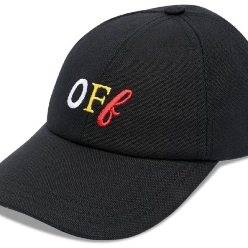 Off-White Embroidered Rounded Hat - image 1